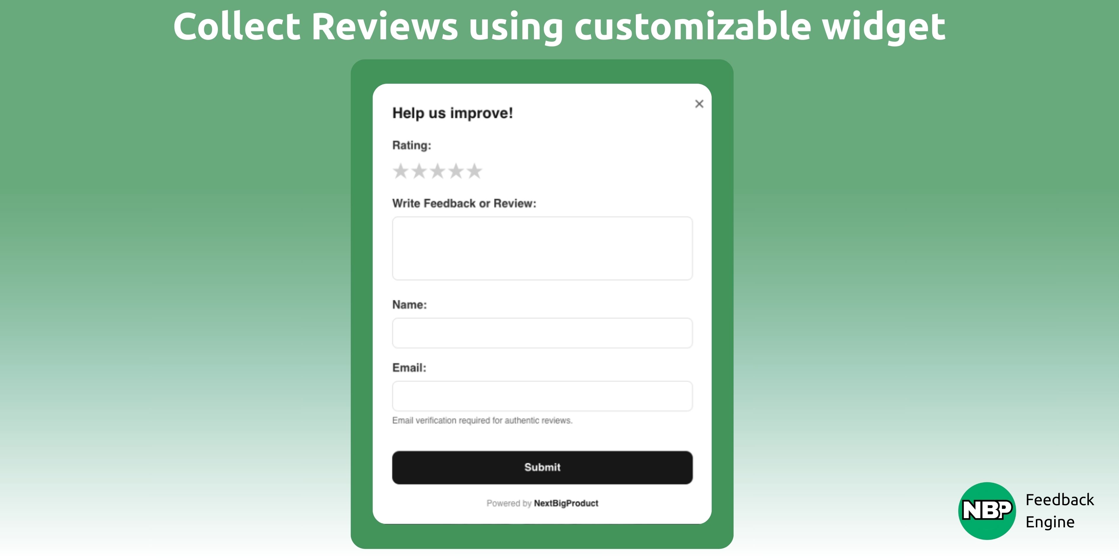 NBP Feedback Engine features
