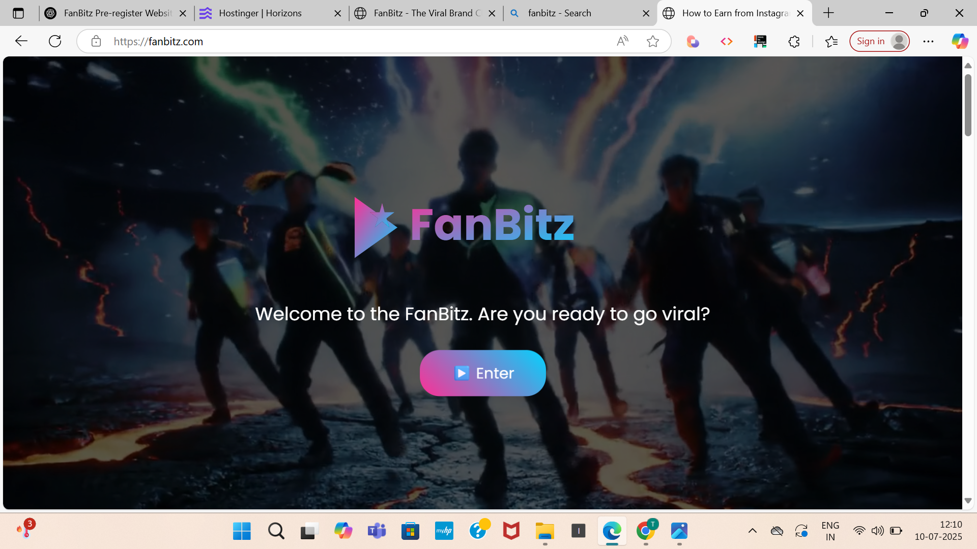 Fanbitz features