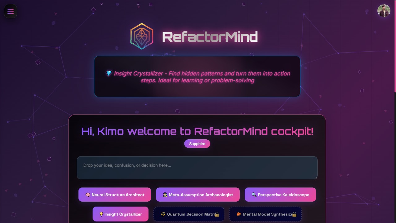 RefactorMind features
