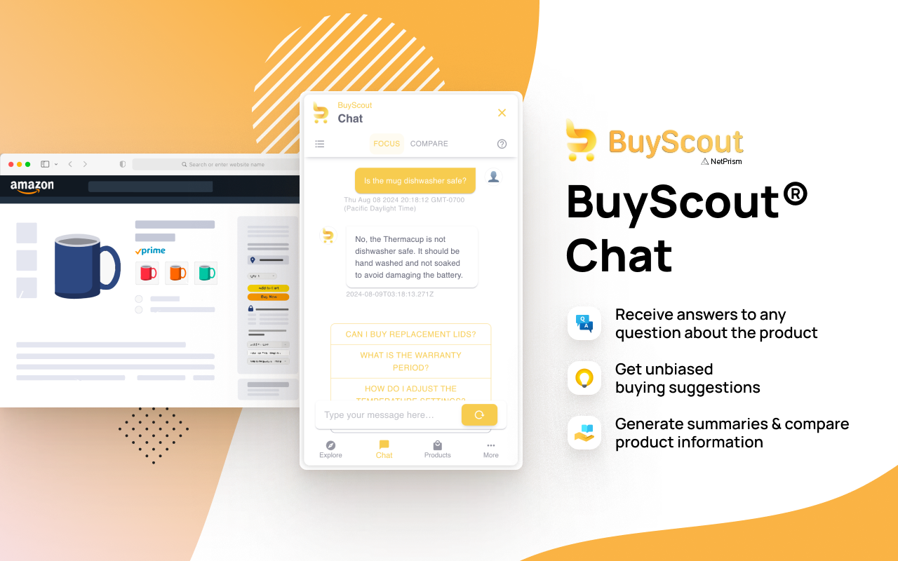BuyScout - AI Shopping Assistant features