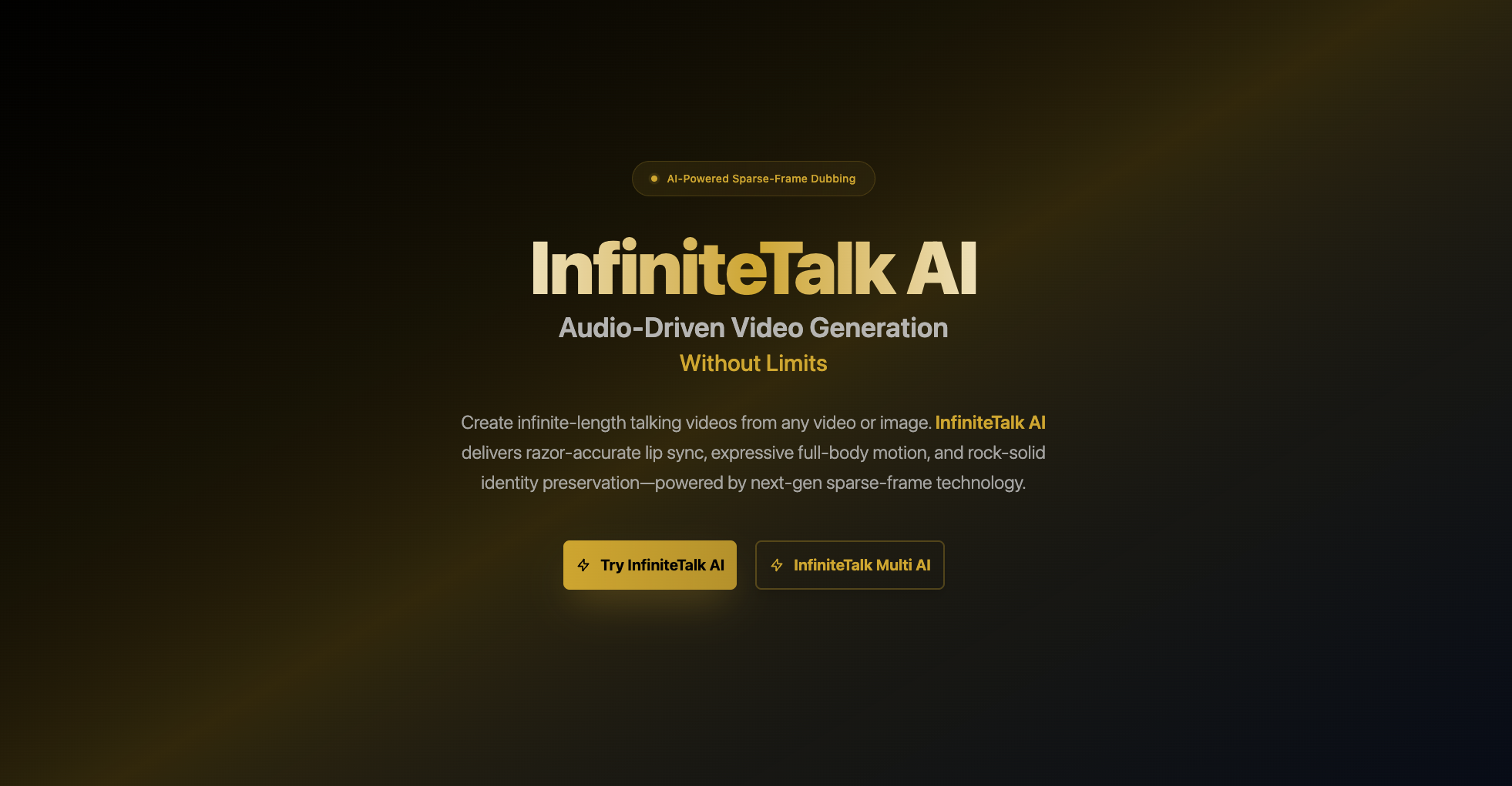 Infinitetalk features