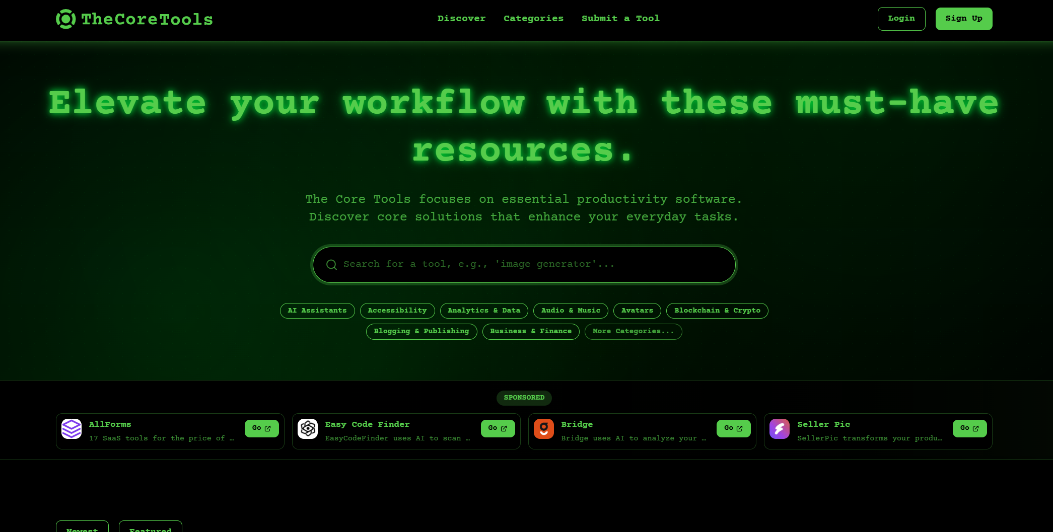 The Core Tools features