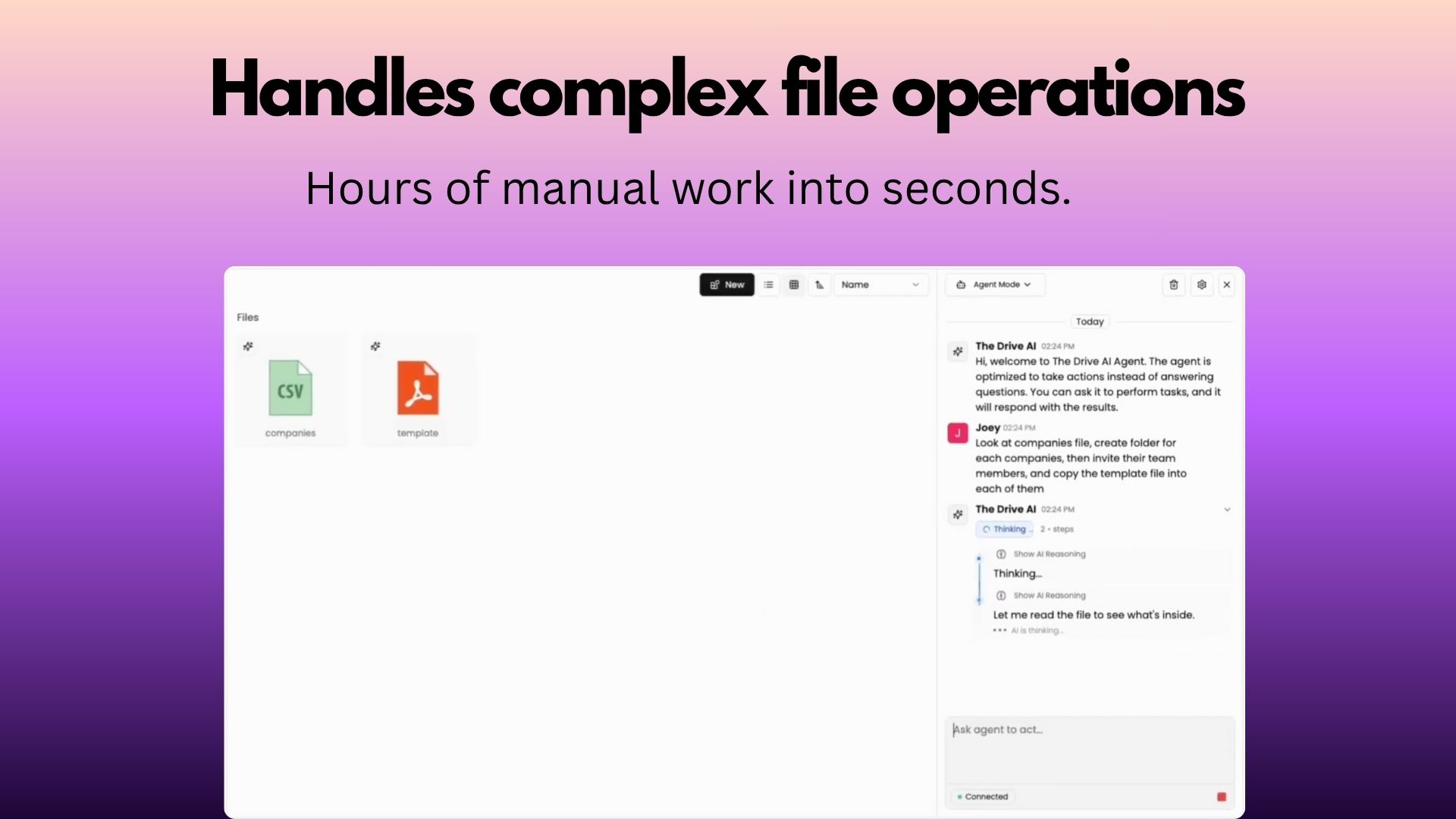 The Drive AI features