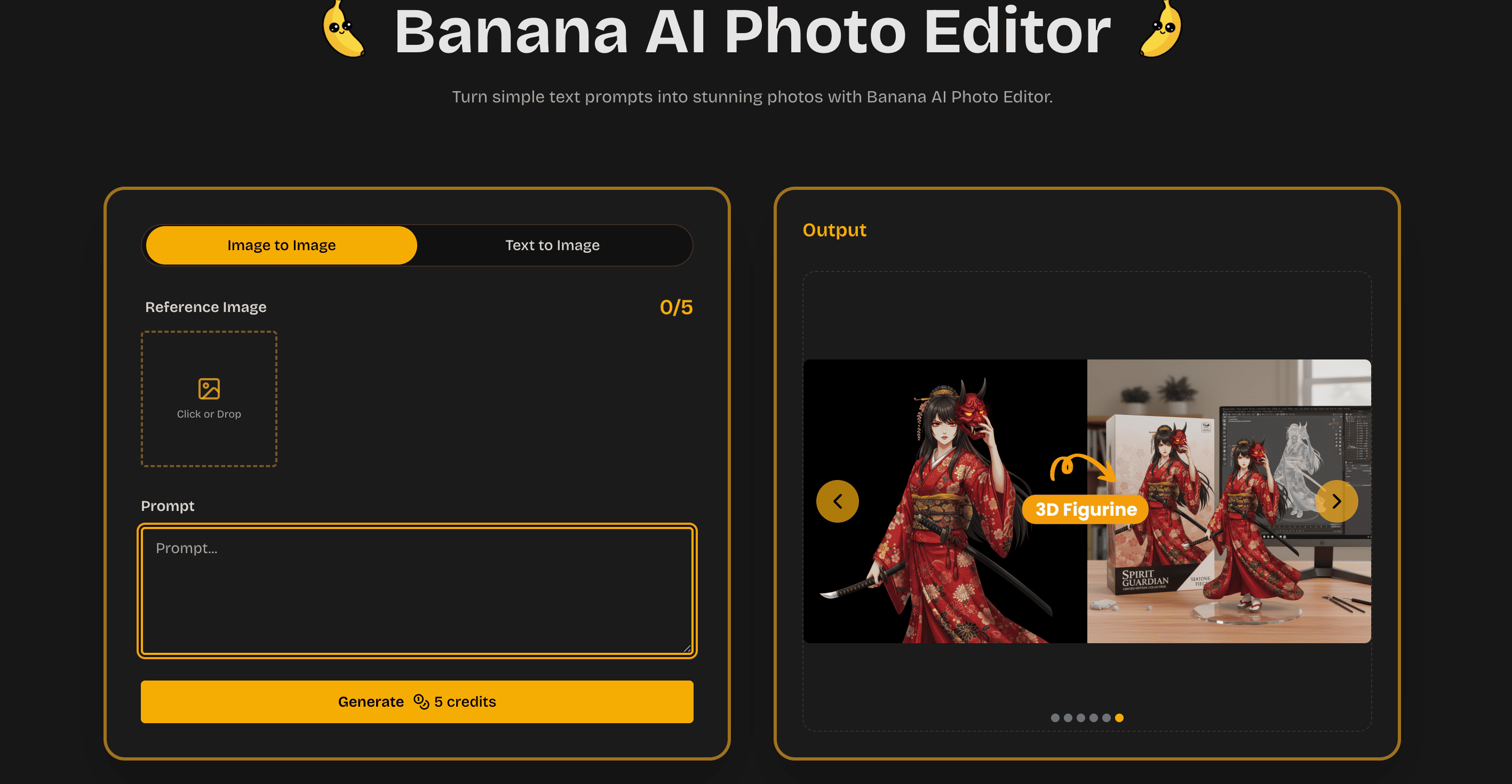 Banana AI features
