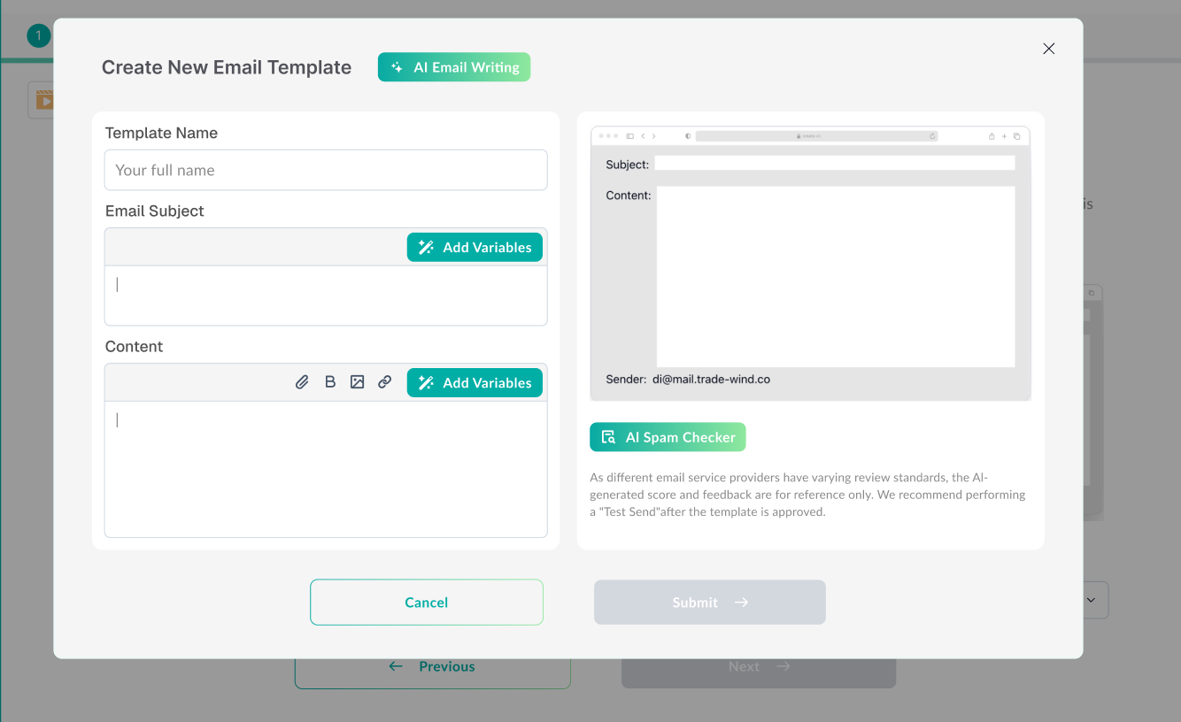 TradeWind AI features