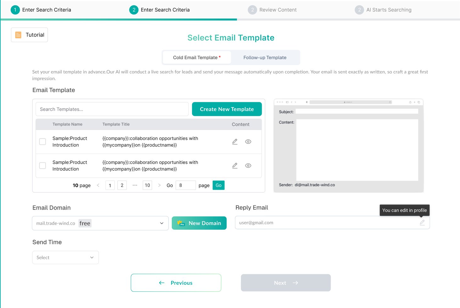 TradeWind AI features