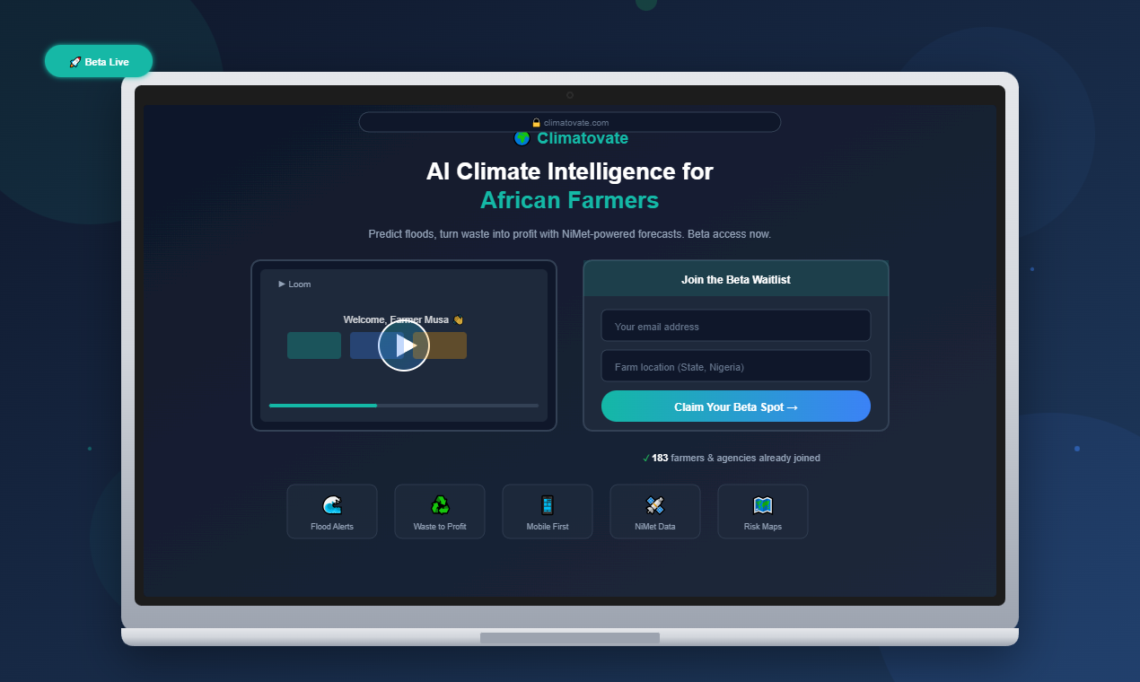 climatovate limited features